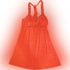 Burnt orange sundress